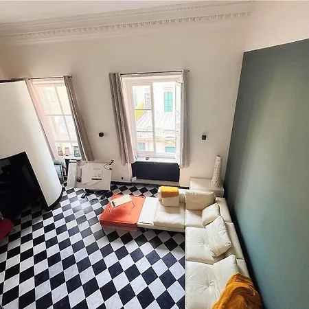 Design Loft In The Heart Of شقة جنوة